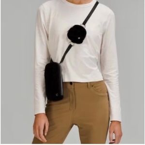 LULULEMON Modular Phone Crossbody Bag- Black Nylon